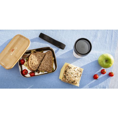Valdi Stainless/Bamboo Lunchbox