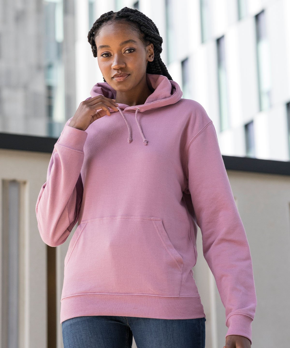 College Hoodie - Pinks & Purples