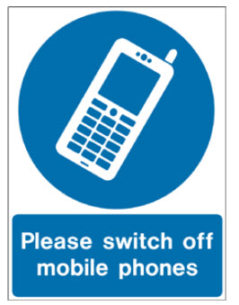 Construction - Switch off mobile phones