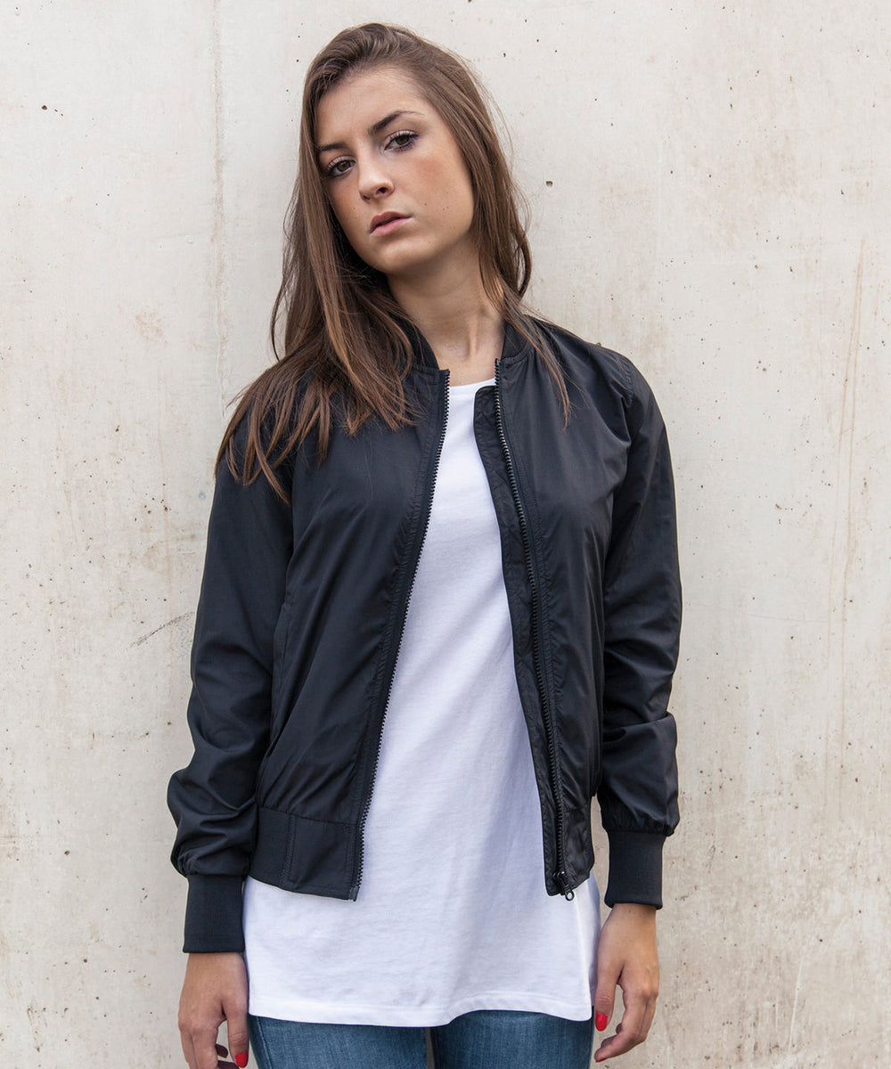 Womens black bomber jacket best sale uk