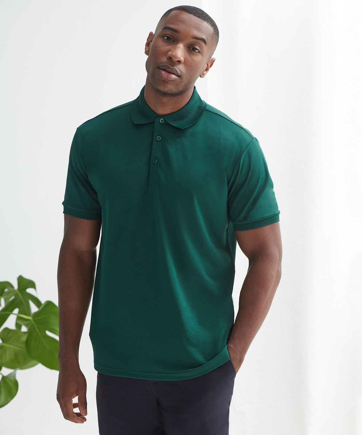 Recycled polyester polo shirt