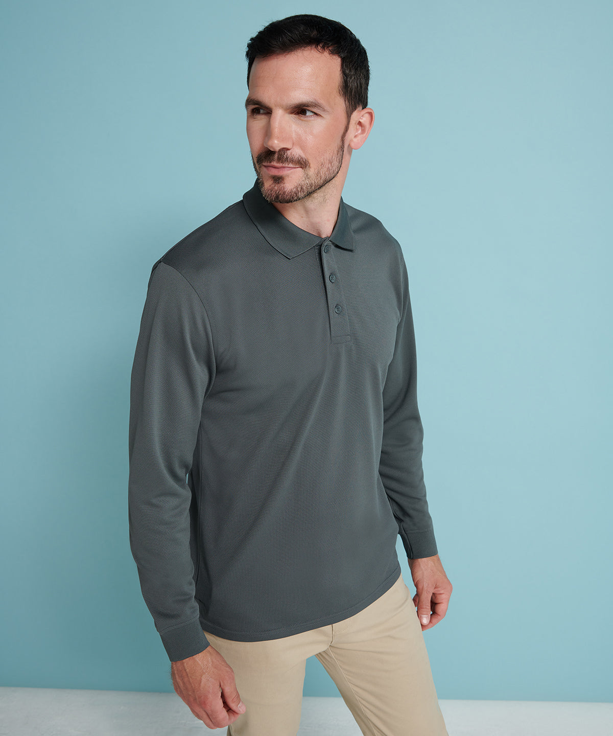 Long sleeve Coolplus® polo shirt