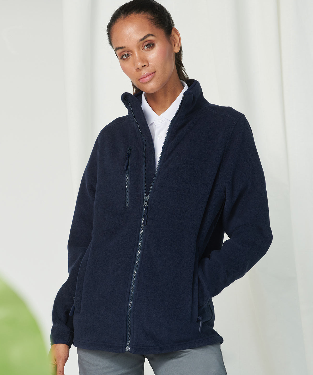 Recycled polyester microfleece jacket
