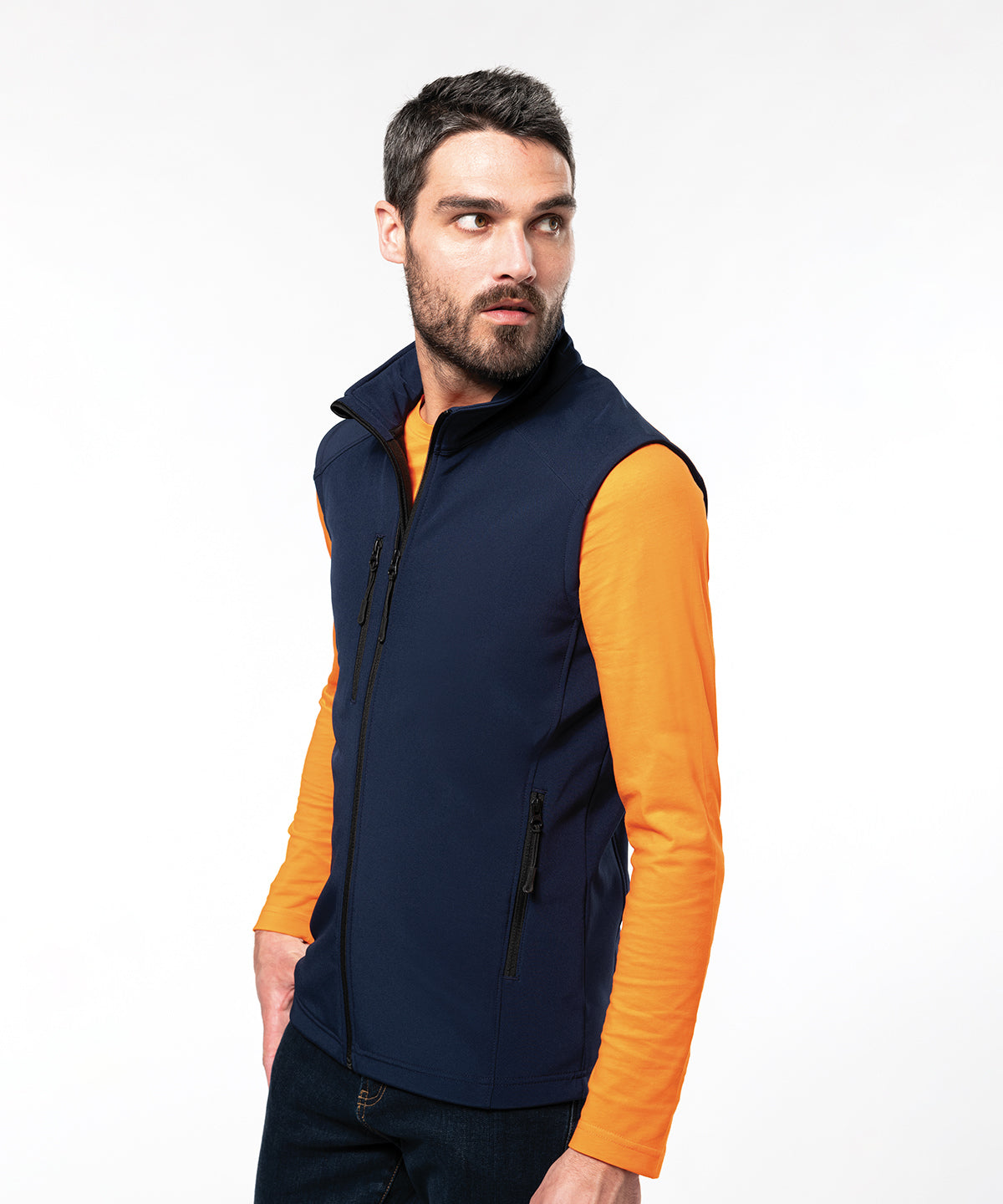 Men's softshell bodywarmer