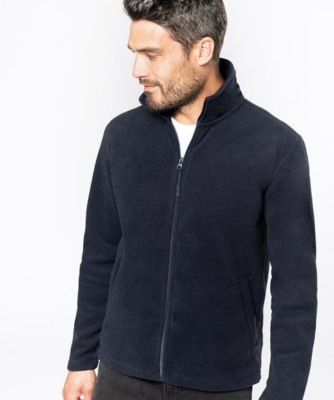 Zip-through microfleece jacket