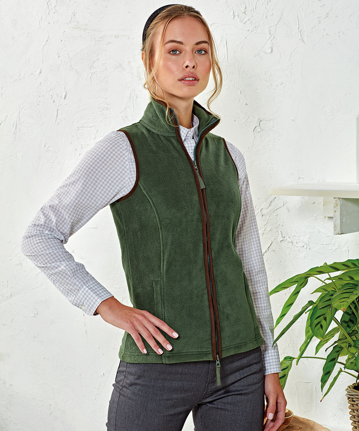 Women’s artisan fleece gilet