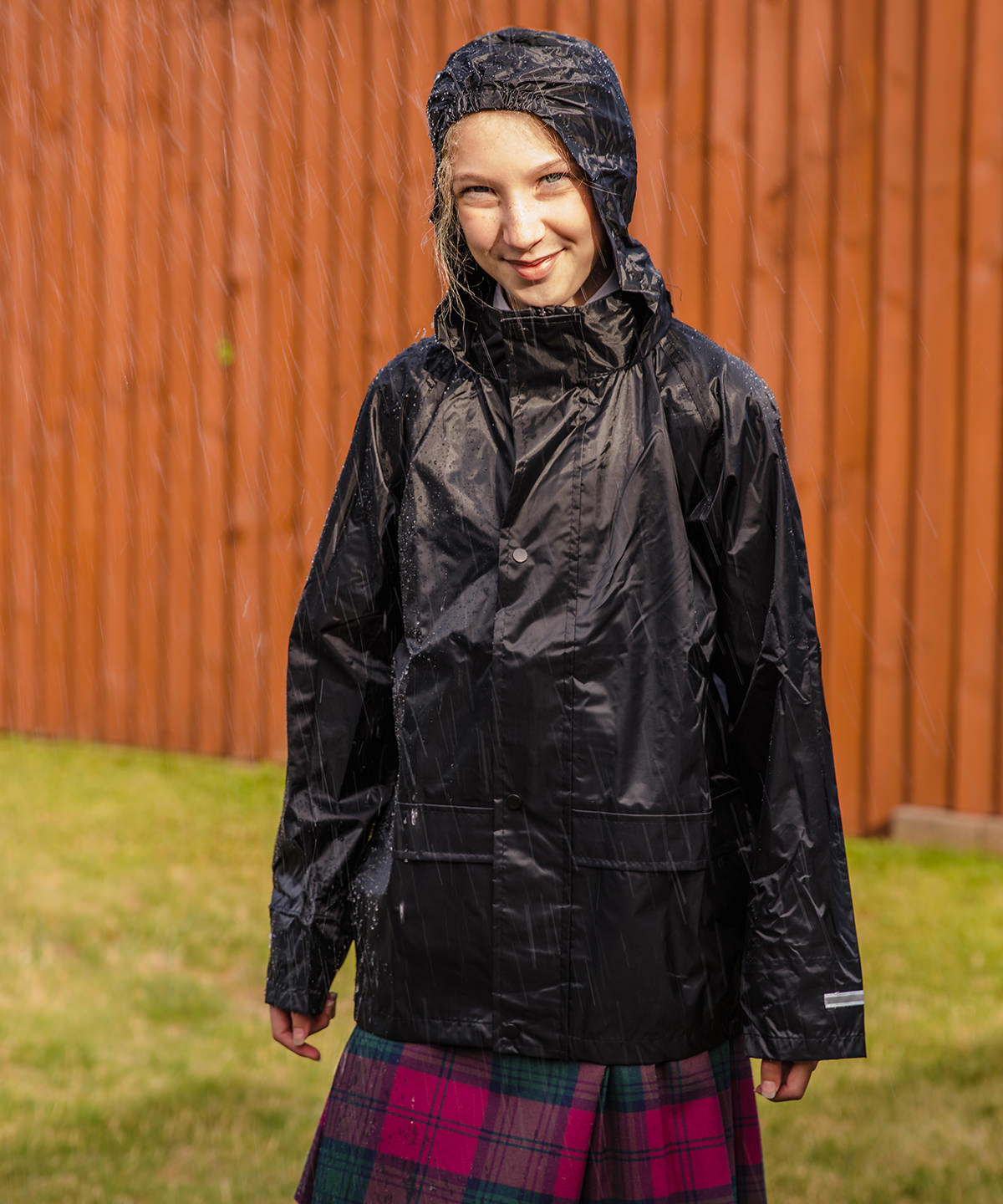 Core junior rain jacket