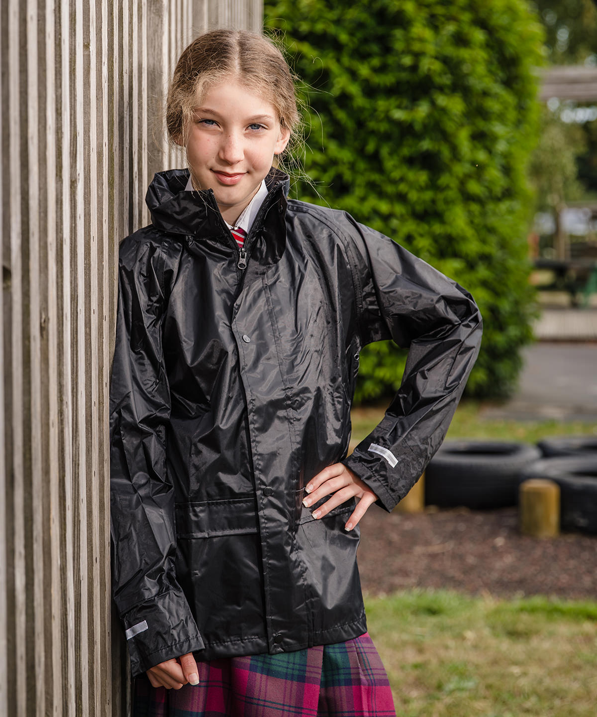 Core junior rain jacket
