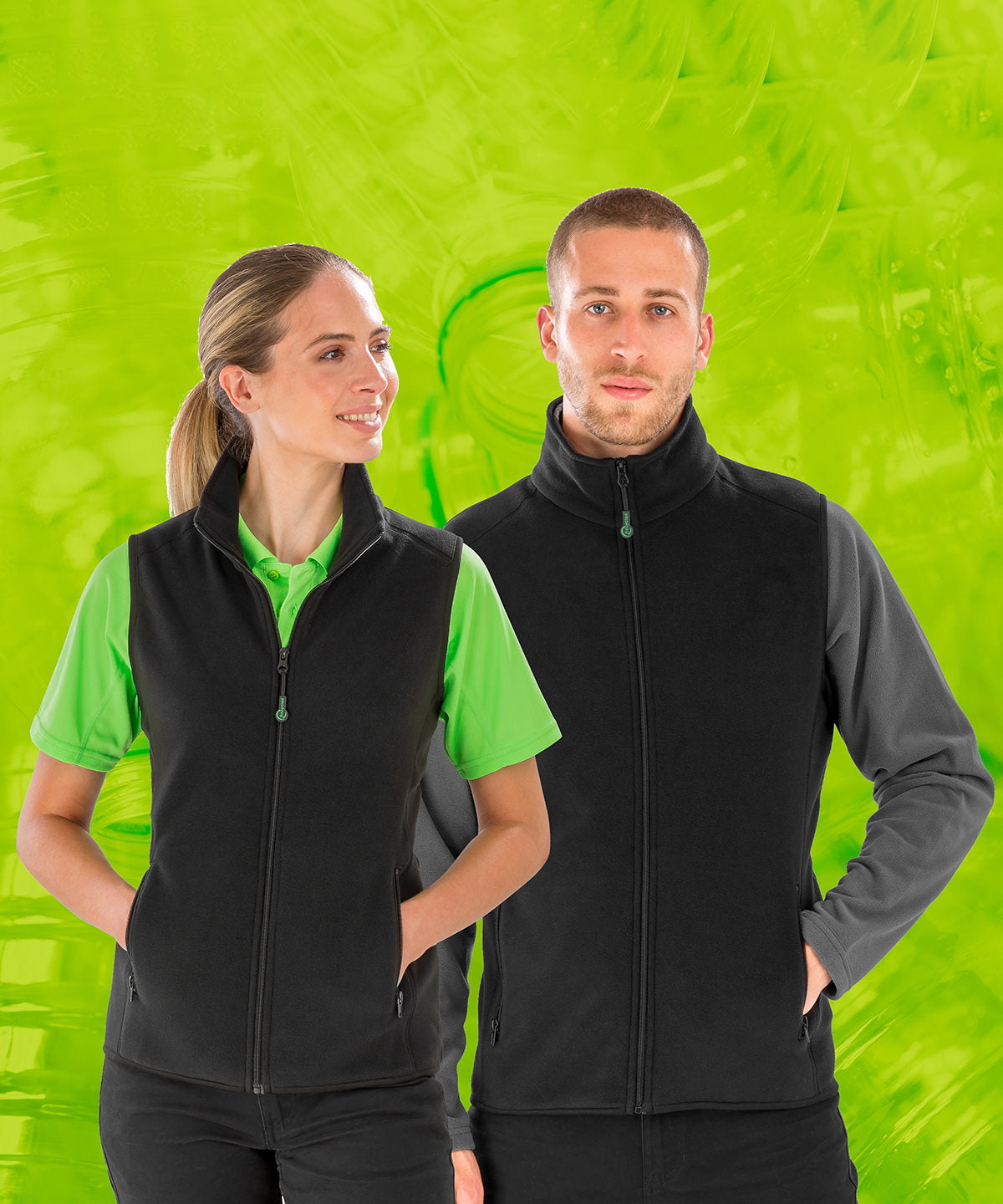 Recycled fleece Polarthermic bodywarmer
