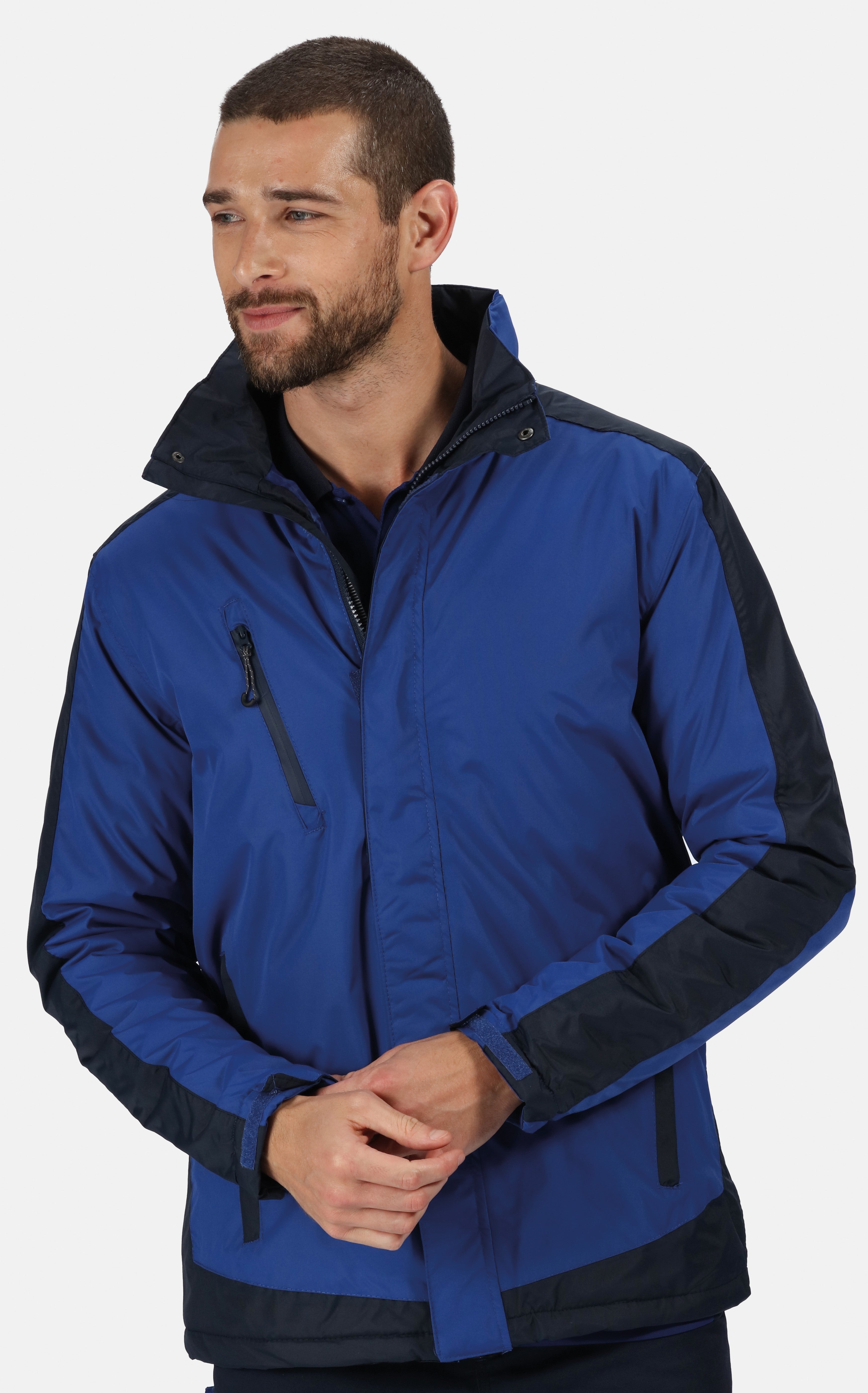 Contrast insulated jacket
