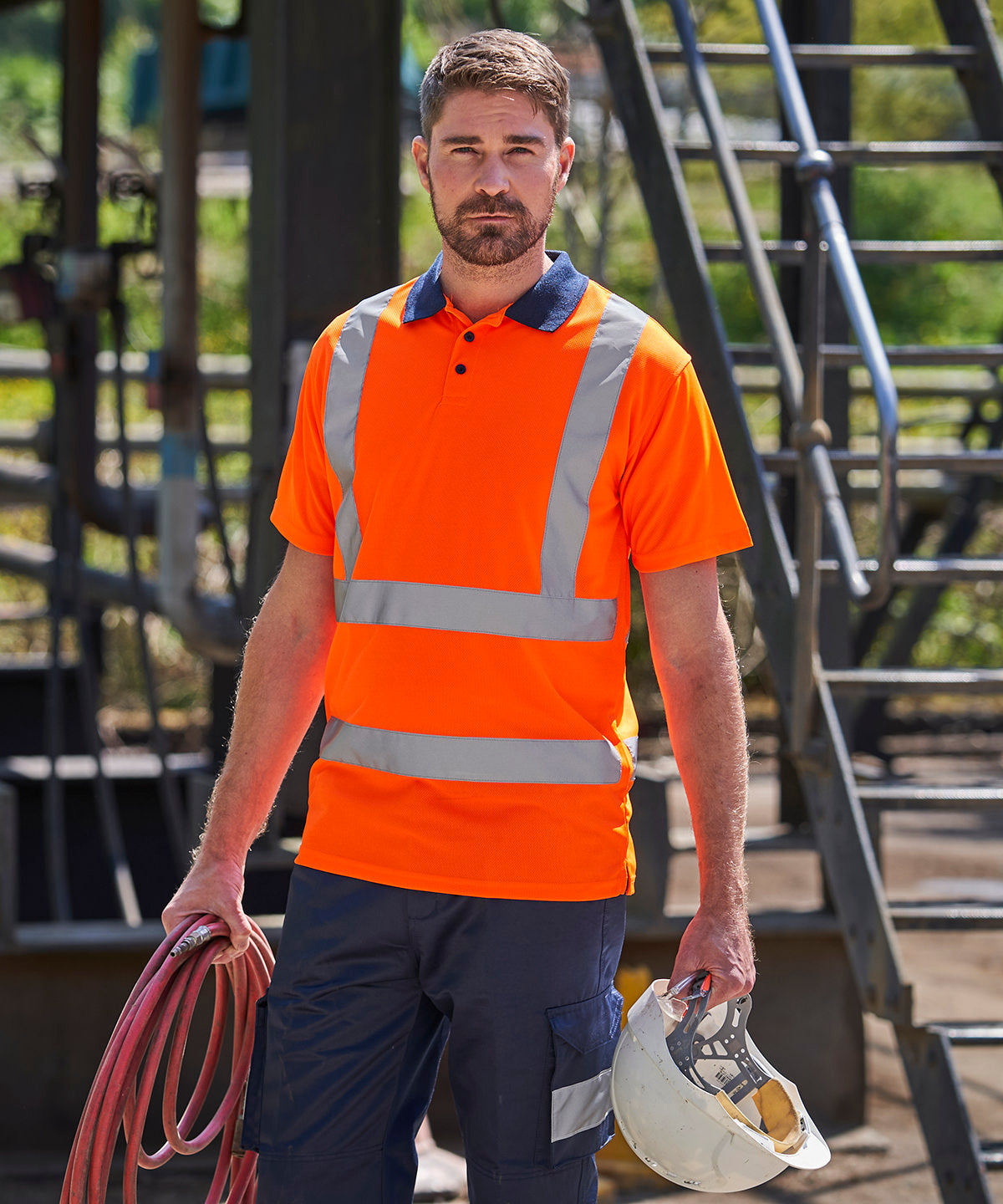 High visibility polo