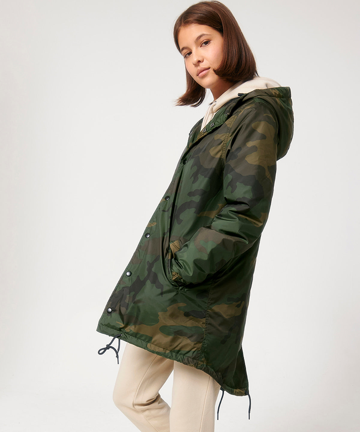Unisex padded parka AOP jacket
