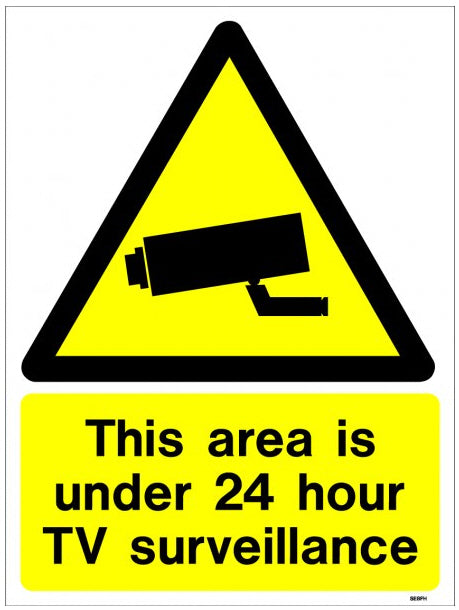 Warning - 24 Hour Surveillance