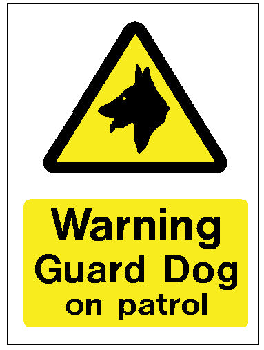 Warning - Guard Dog