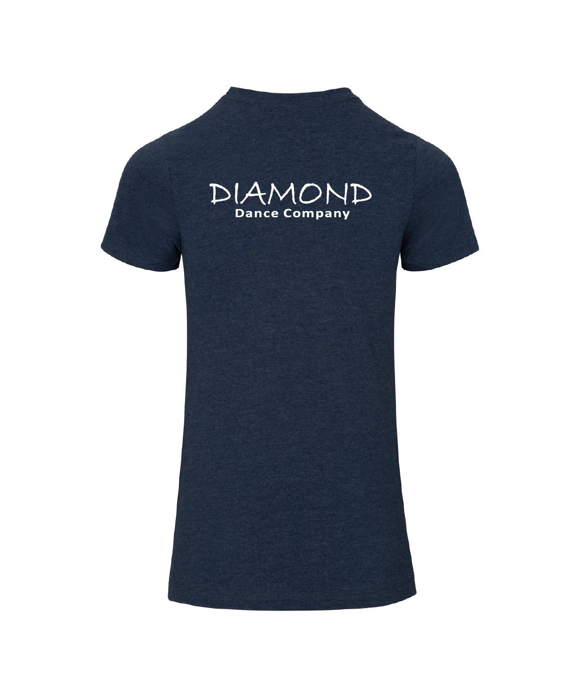 Womens Fitted Black T-Shirt - Diamond Dance