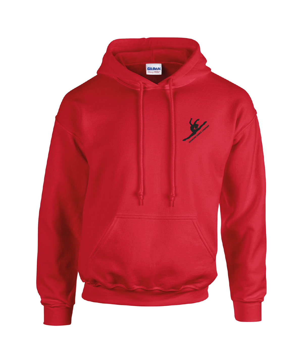 Red Adult Heavy Blend™ hooded sweatshirt - Diamond Dance