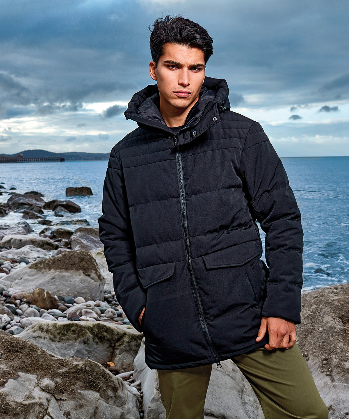 Obsidian padded jacket