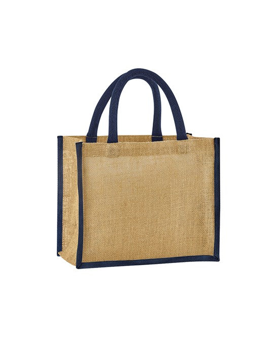 Natural Starched Jute Midi Tote