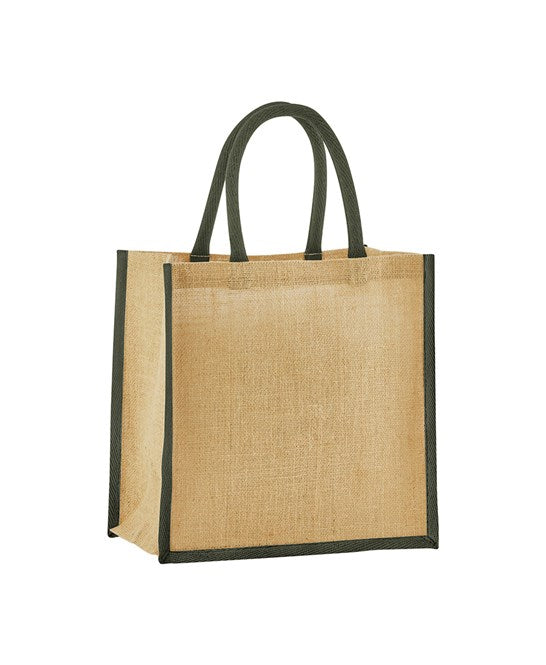 Natural Starched Jute Mini Gift Bag