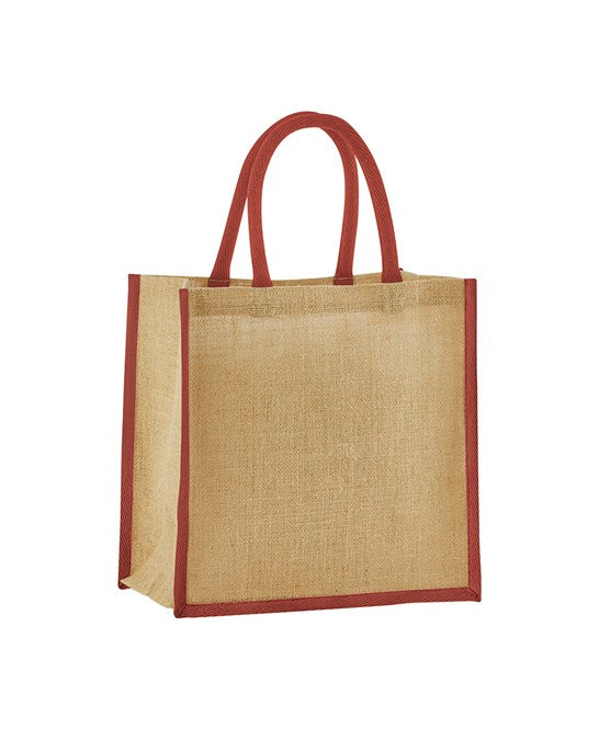 Natural Starched Jute Mini Gift Bag