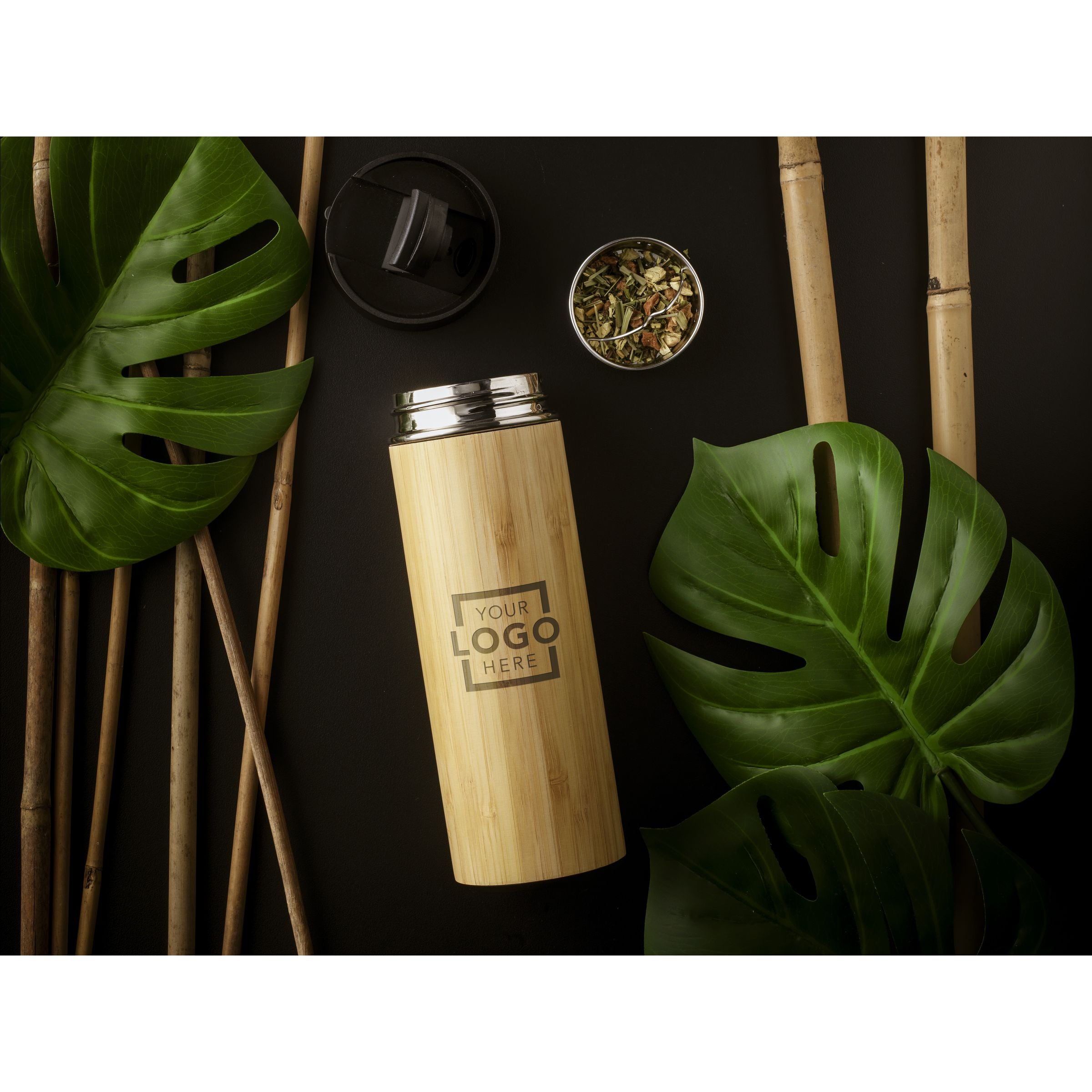 Sakura 360ml Bamboo Thermal Cup