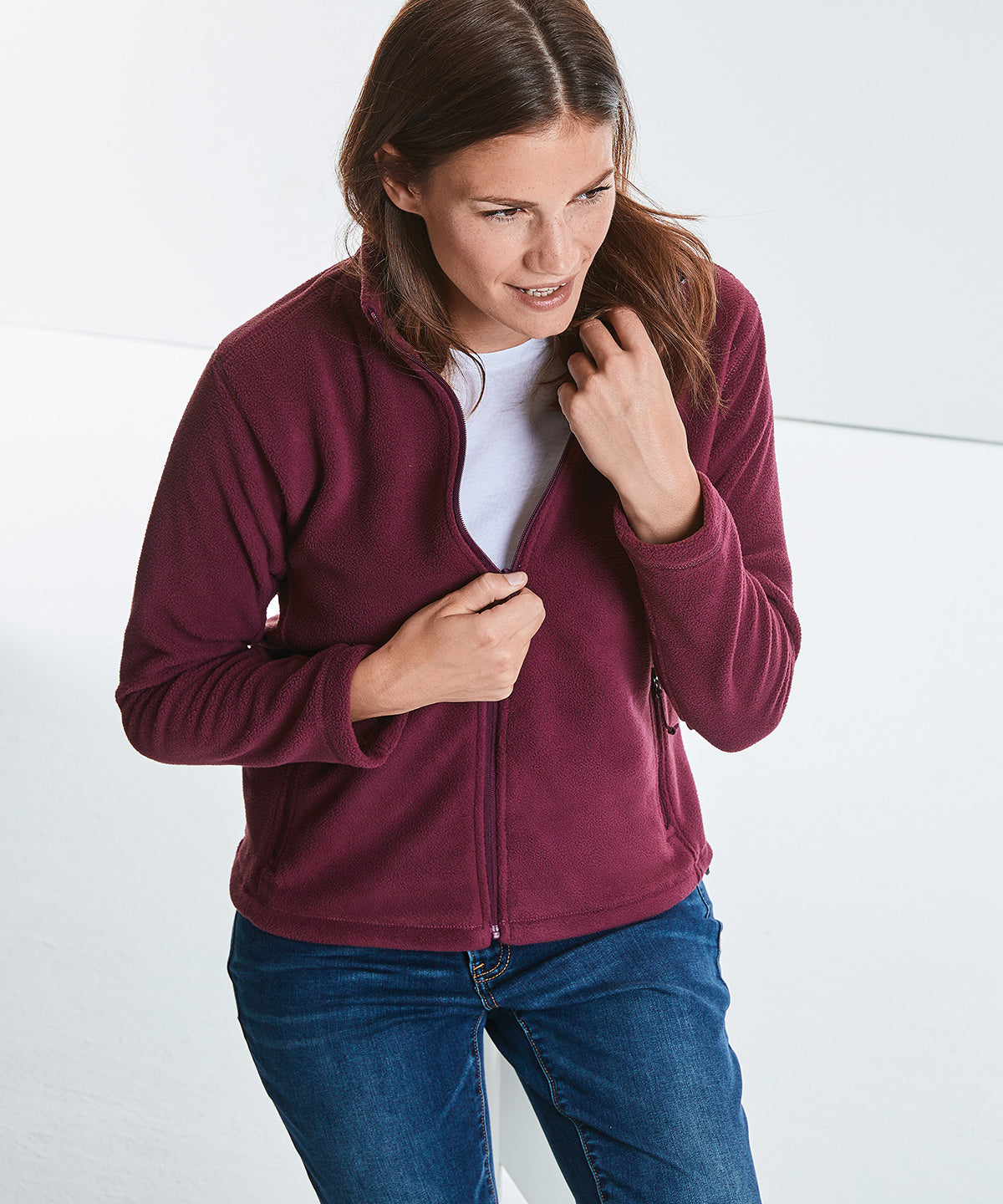 Women's full-zip outdoor fleece