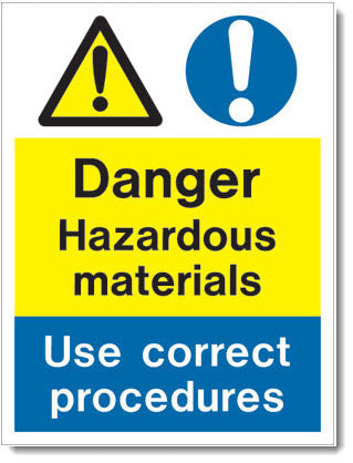 Danger - Hazardous materials