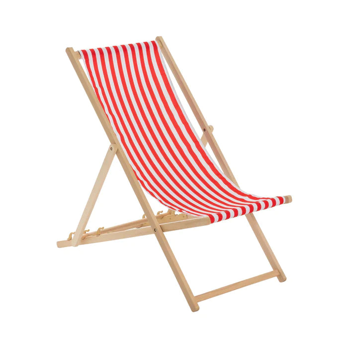 Branded Deck Chair - Striped - 4 Pack
