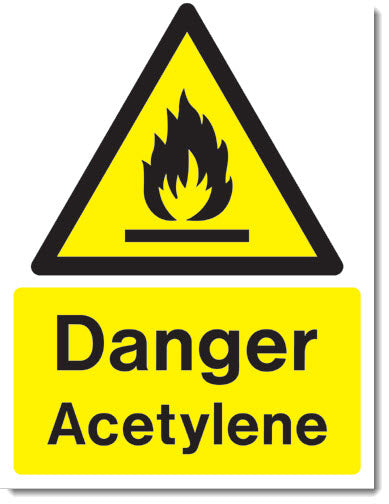 Danger - Acetylene