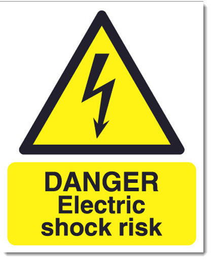 Danger  - Electric shock risk