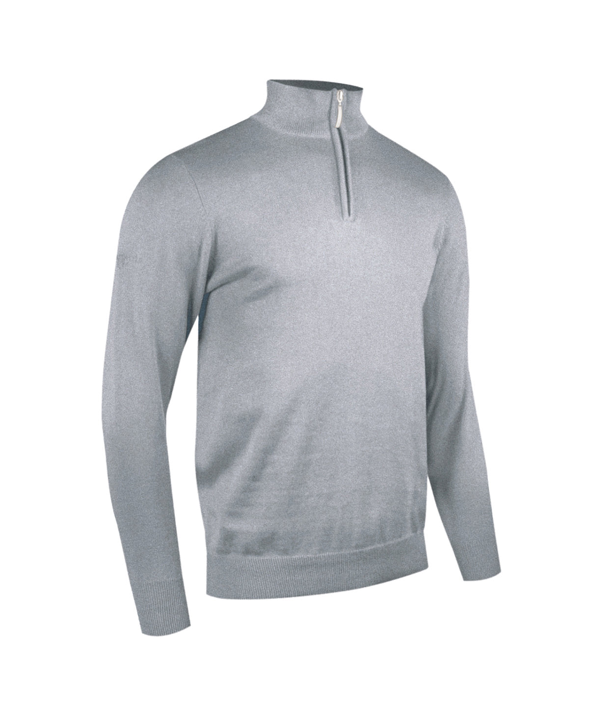 Glenmuir Devon Zip-Neck Cotton Sweater