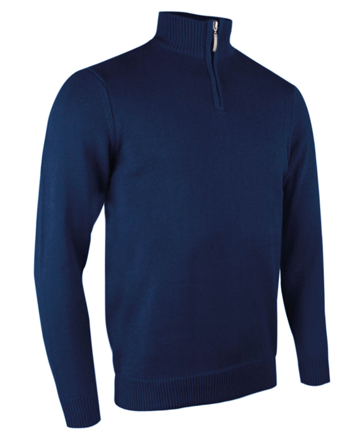 Glenmuir Devon Zip-Neck Cotton Sweater