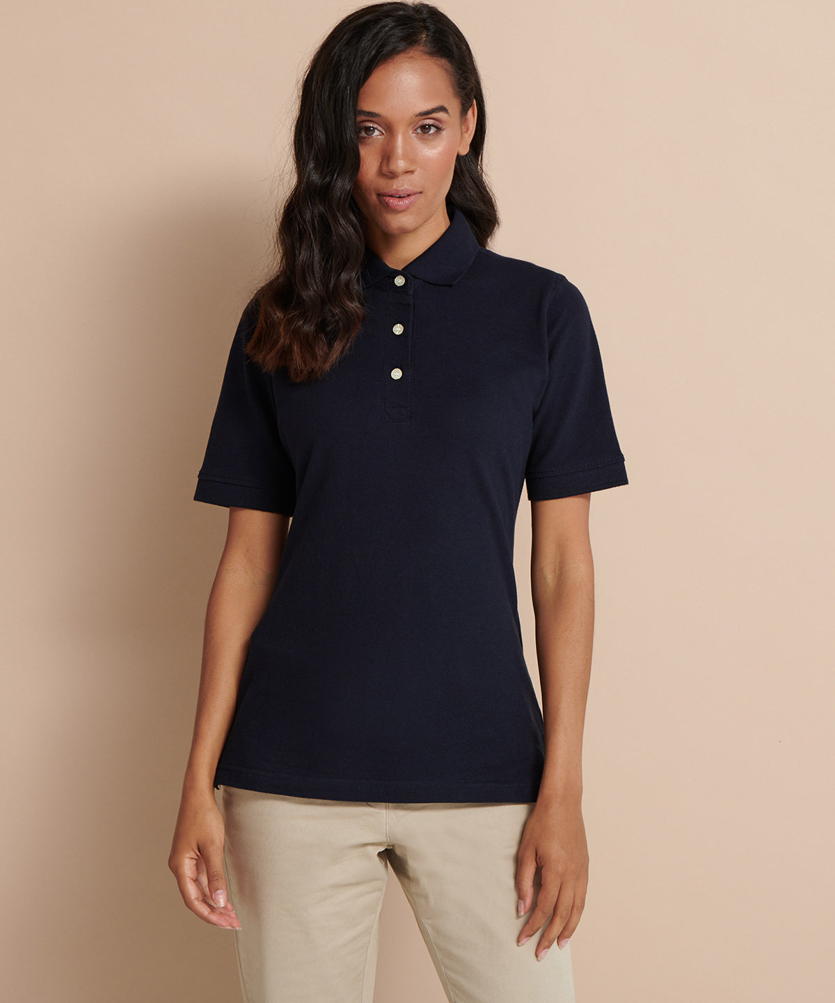 Women's classic cotton piqué polo shirt