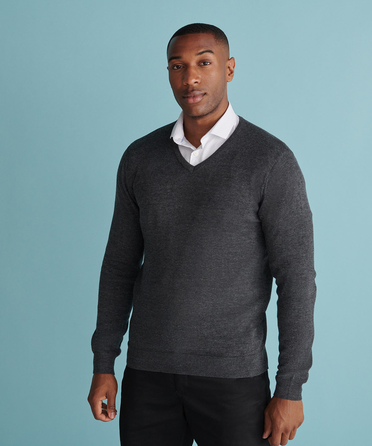 12 gauge v-neck jumper