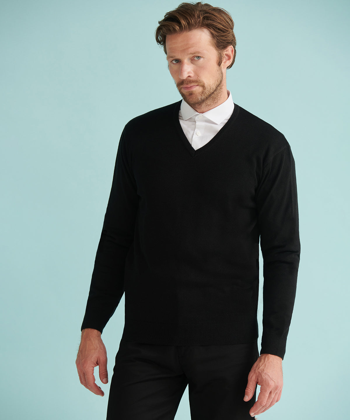 12 gauge v-neck jumper