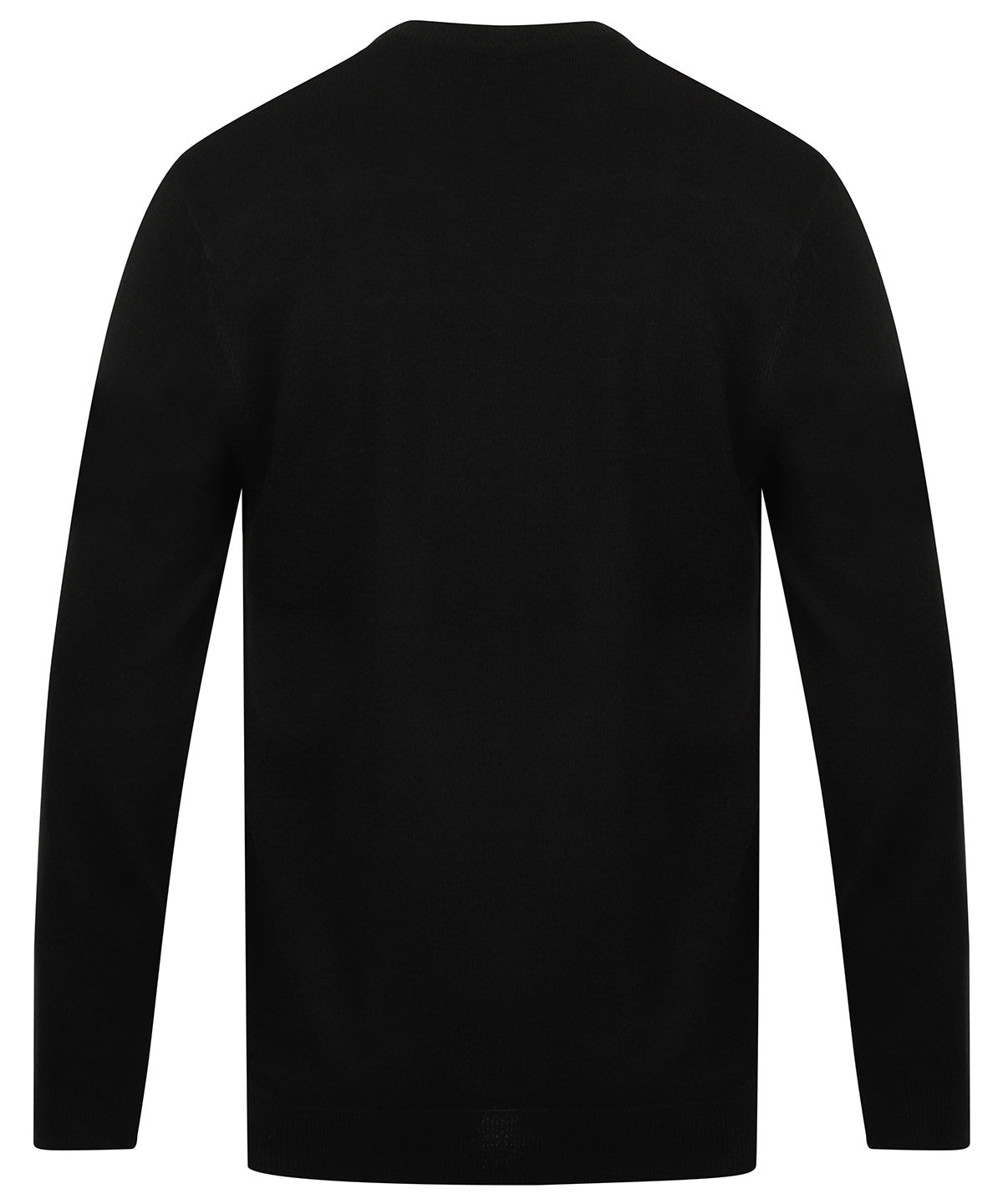 Cashmere touch acrylic v-neck jumper