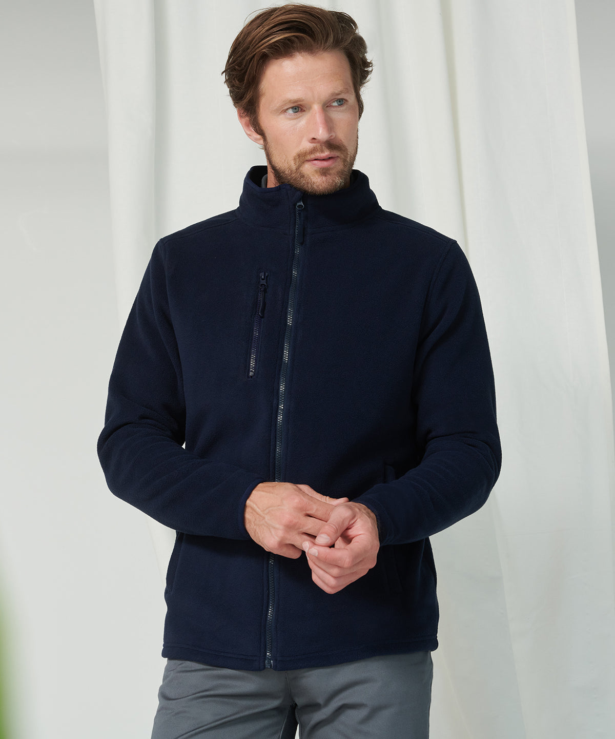 Recycled polyester microfleece jacket