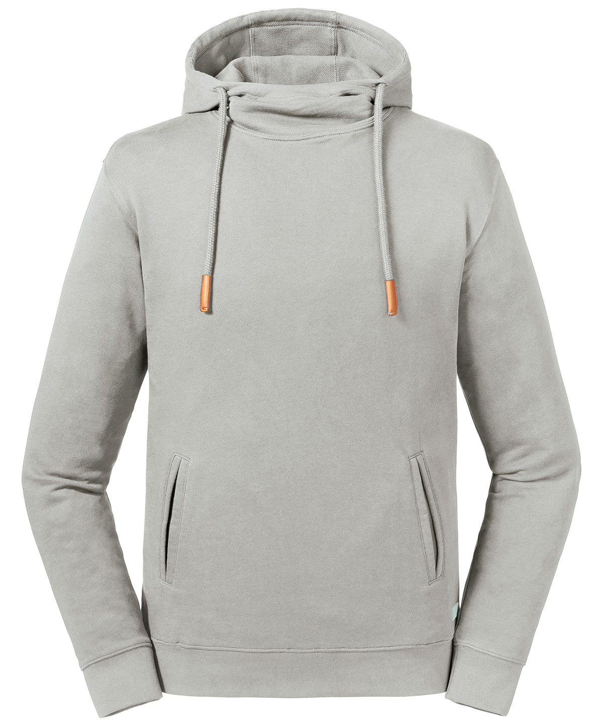 Pure organic high collar hooded sweatshirt