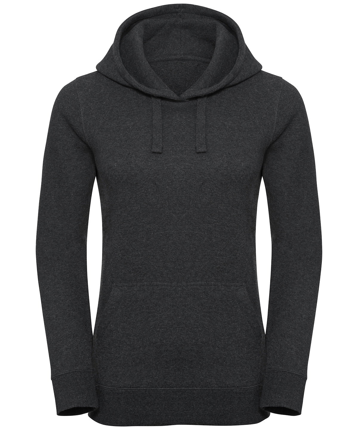 Women's authentic melange hooded sweatshirt