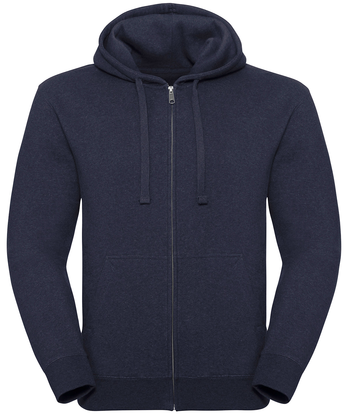 Authentic Melange Zipped Hoodie