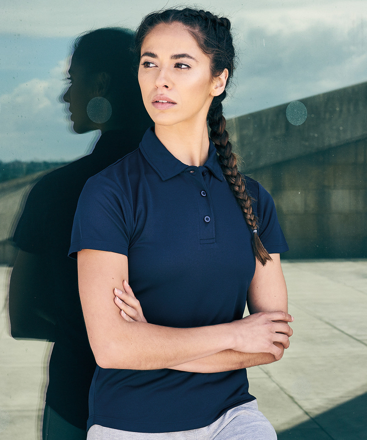 Women's cool polo