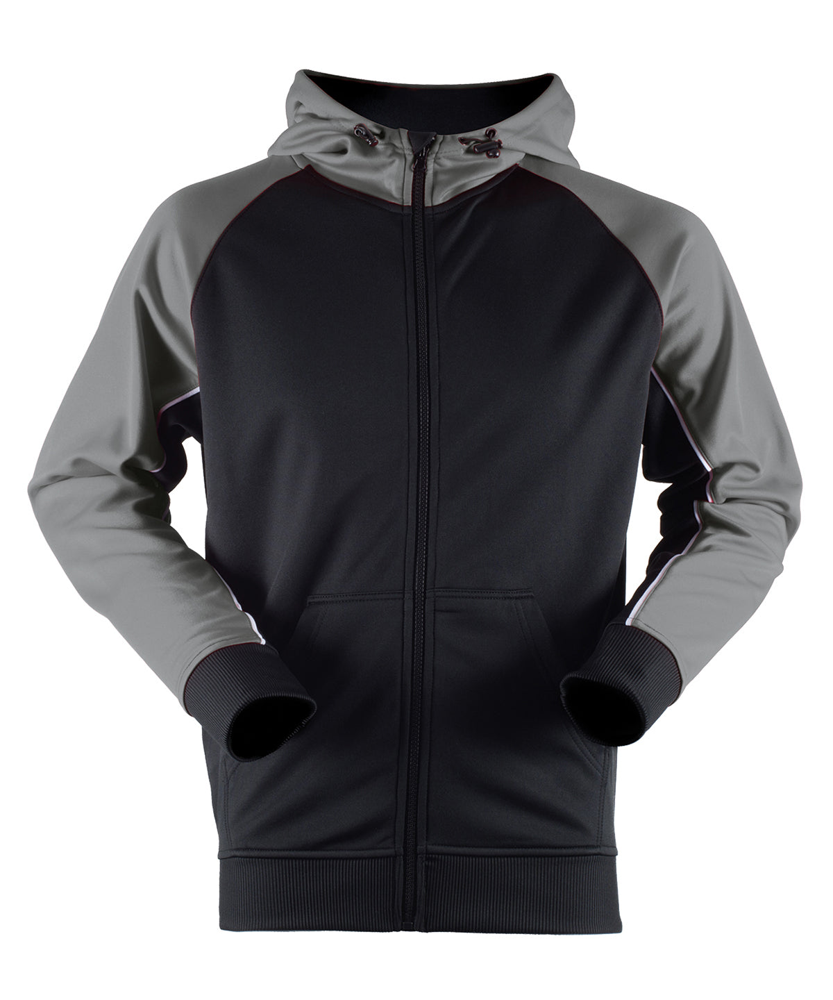 Panelled sports hoodie