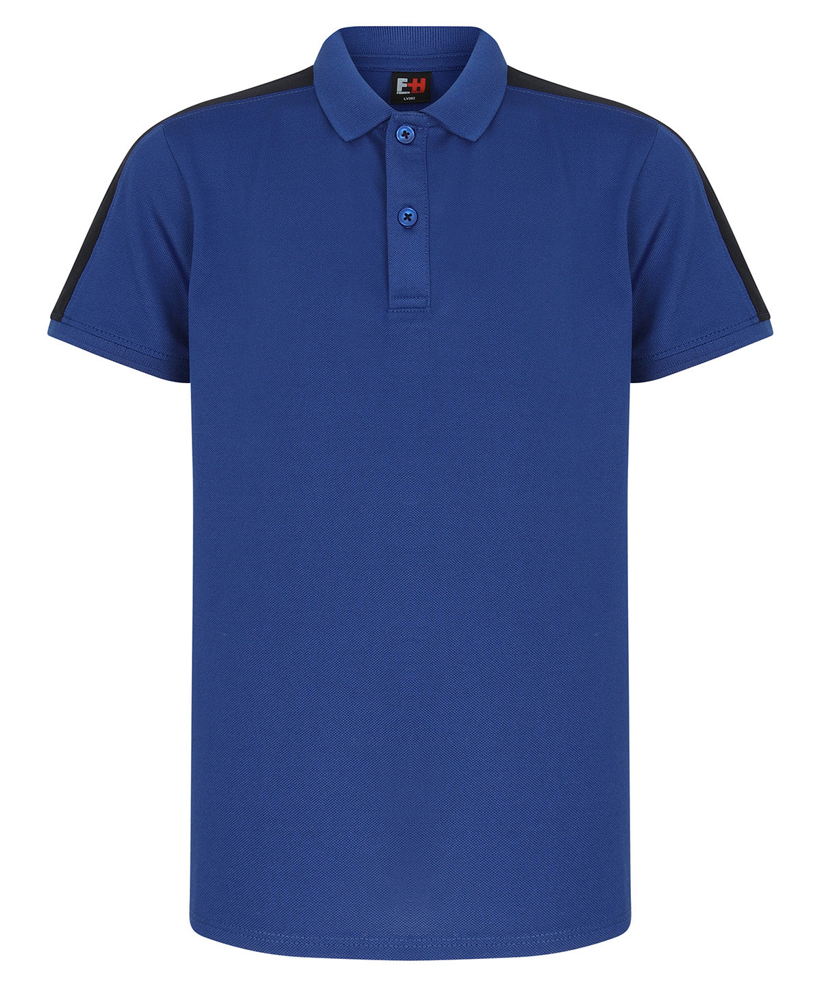 Kids contrast panel polo