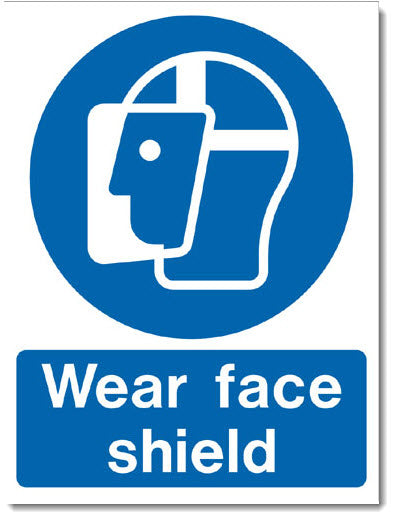 Construction  - Wear face shield