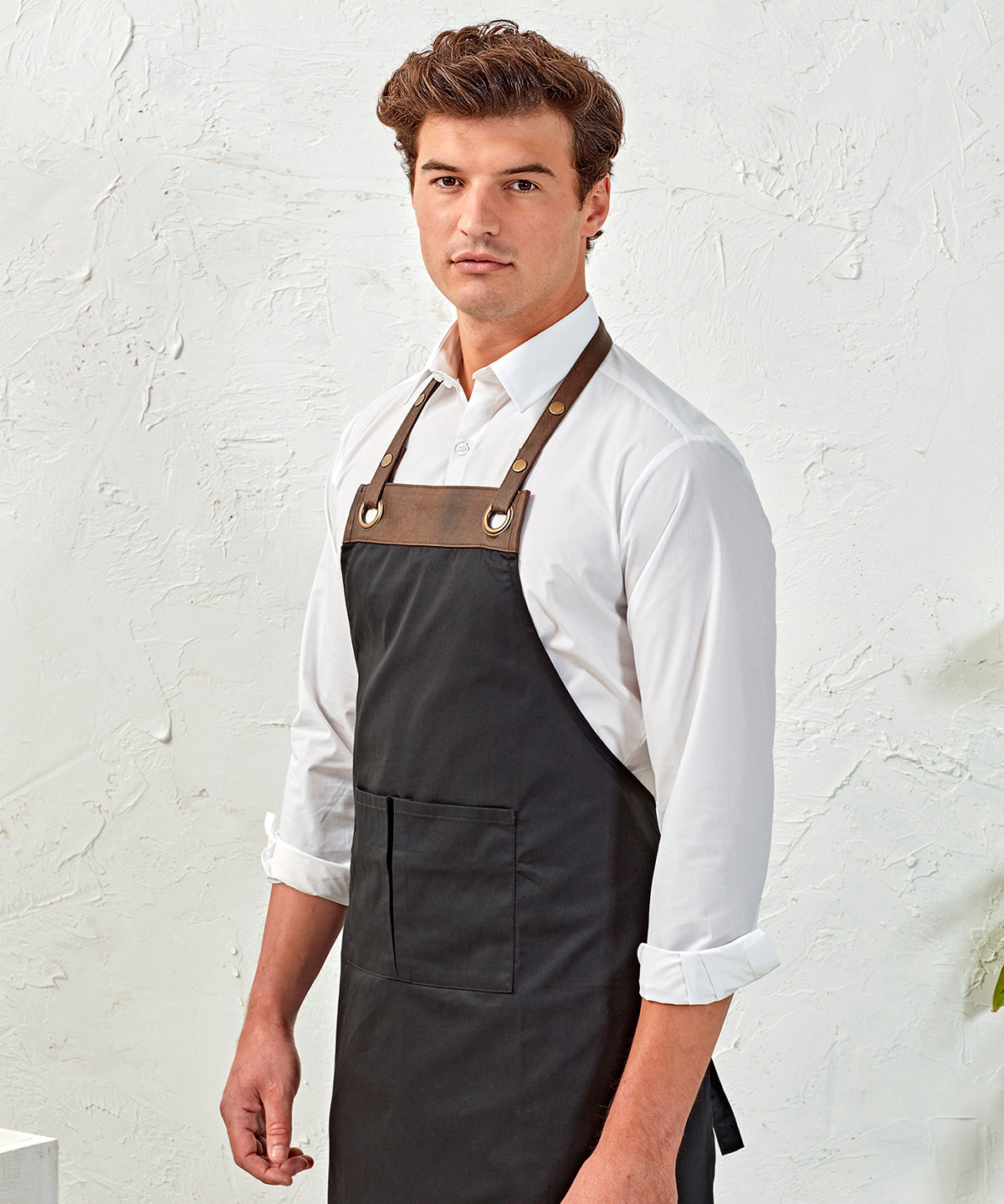 Espresso bib apron