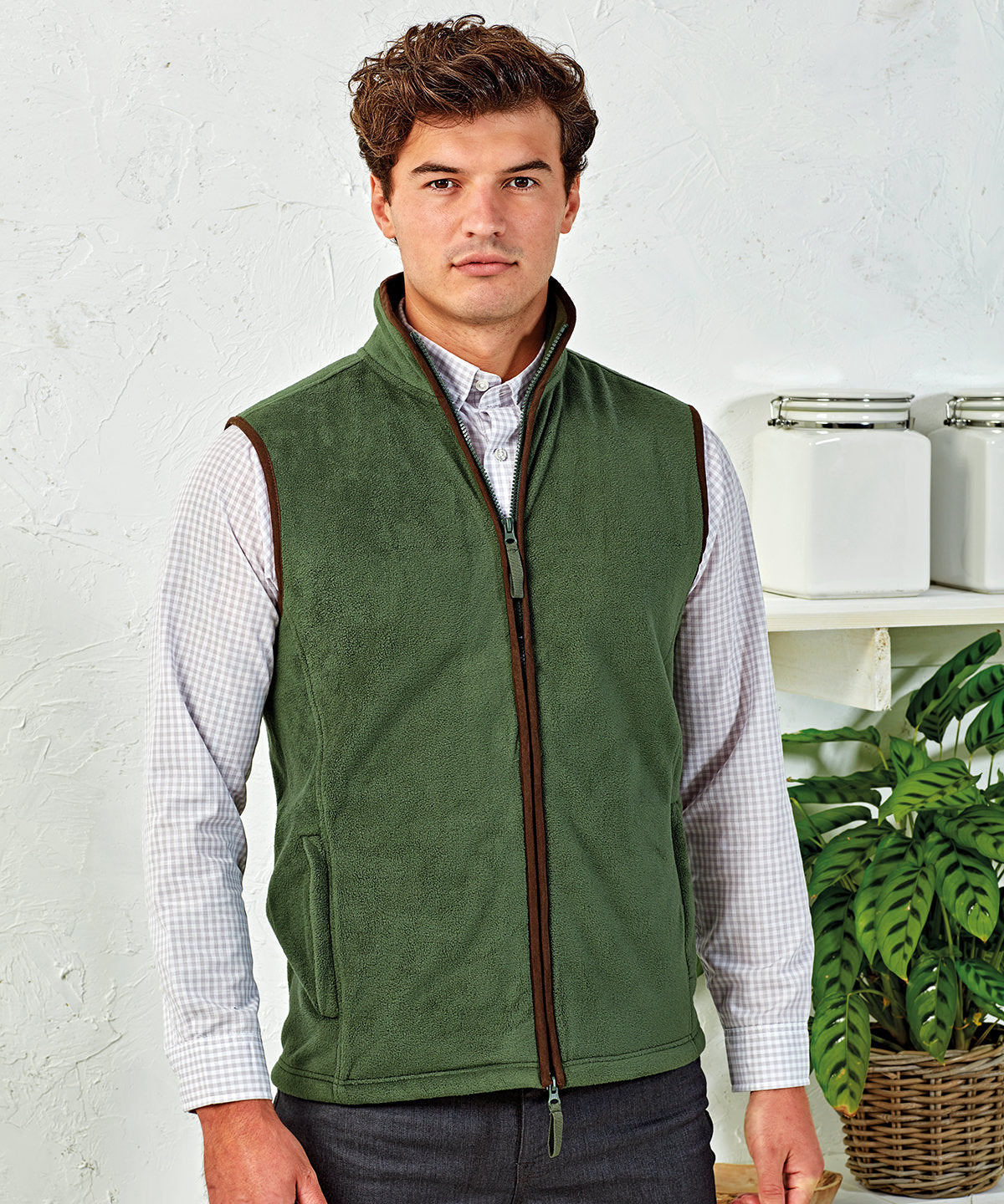 Artisan fleece gilet