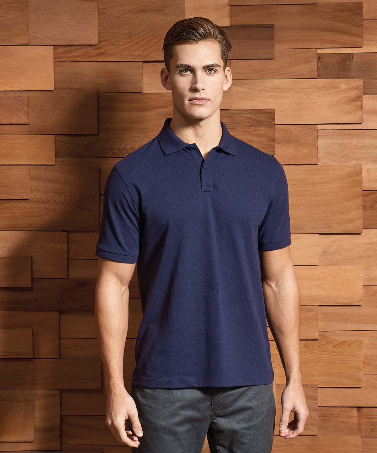 Unisex short sleeve polo shirt, powered by HeiQ Viroblock