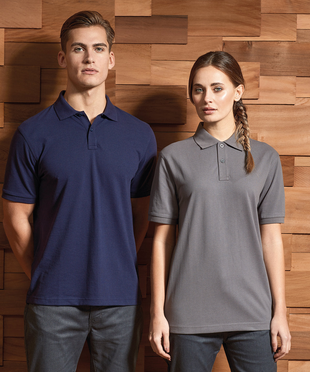 Unisex short sleeve polo shirt, powered by HeiQ Viroblock