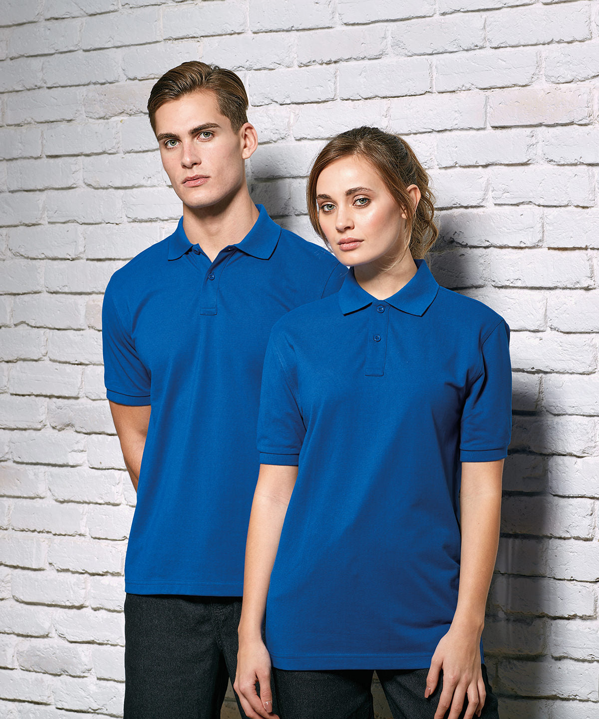 Unisex short sleeve polo shirt, powered by HeiQ Viroblock