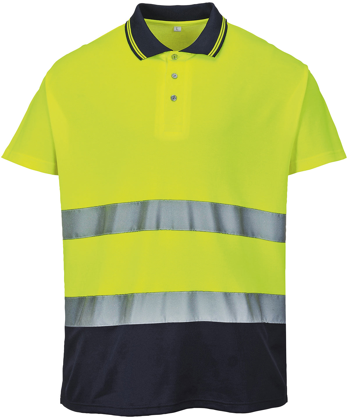 Hi-vis two-tone cotton Comfort polo shirt (S174)